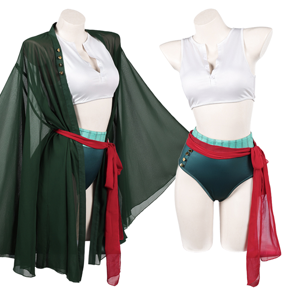 Anime Zoro Cosplay Female - Fantasia Pirate Lady Roronoa Of Zoro