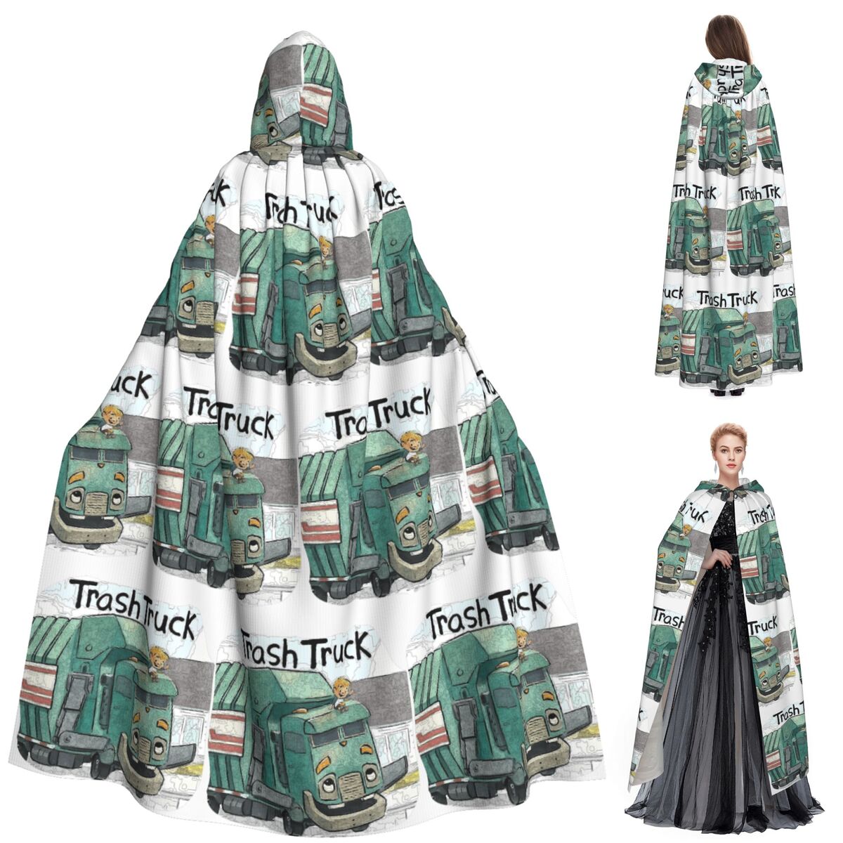 Anime Cosplay Netflix - Trash Truck Cartoon Netflix Long Hooded