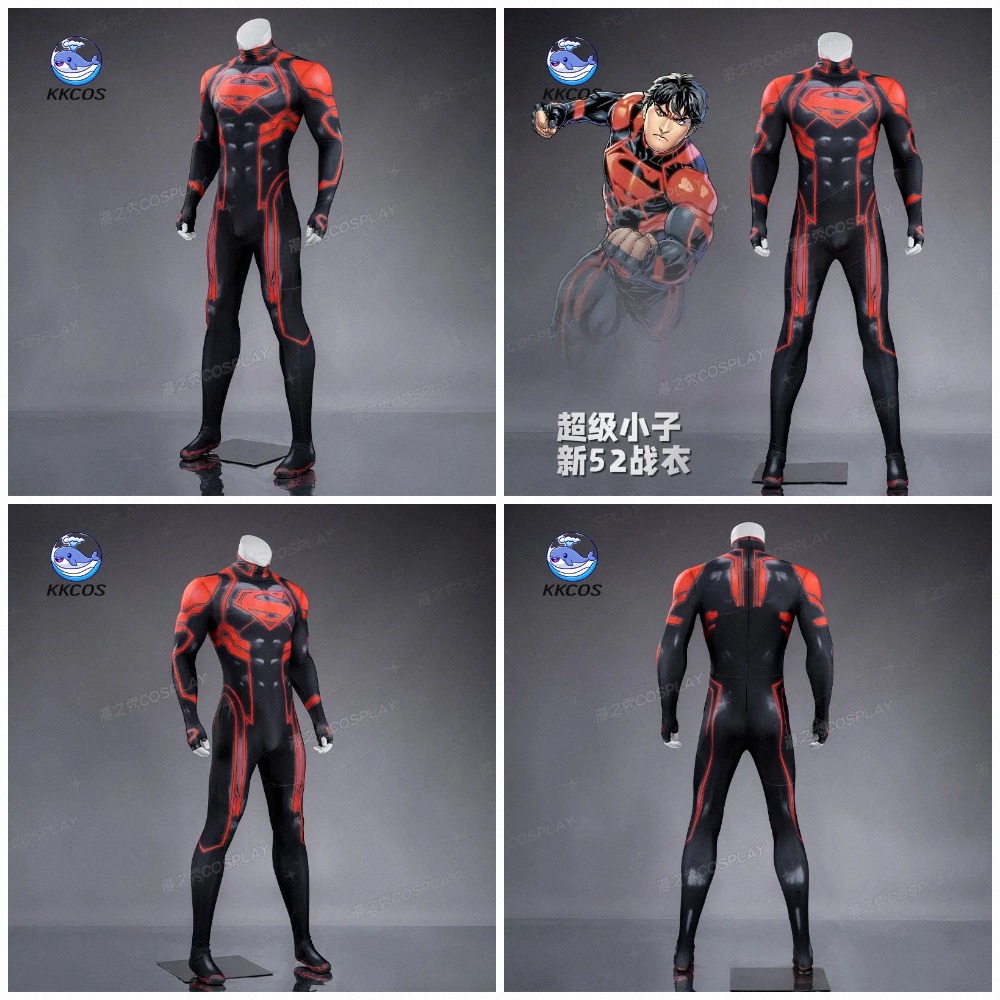 Anime Cosplay Male - KKCos New 52 Superboy ‌Kon-El‌ Conner