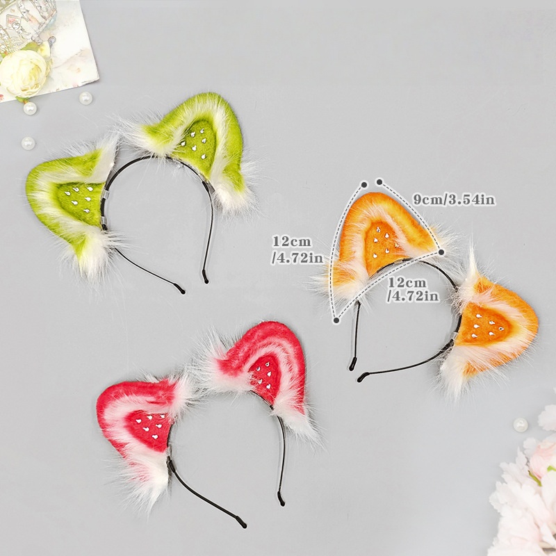 Sweet Strawberry Cat Ear Hairb - огляд і ціна Cosplay Anime Expo