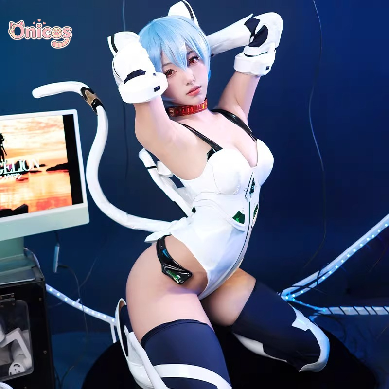 Ayanami Rei Cat Ear Anime Cosp - огляд і ціна Anime Cosplay Female Characters