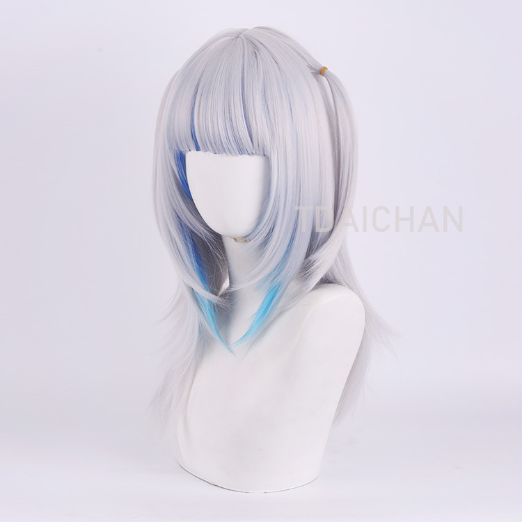 2025 Gawr Gura Cosplay Wig Whi - огляд і ціна Anime Cosplay Event 2025