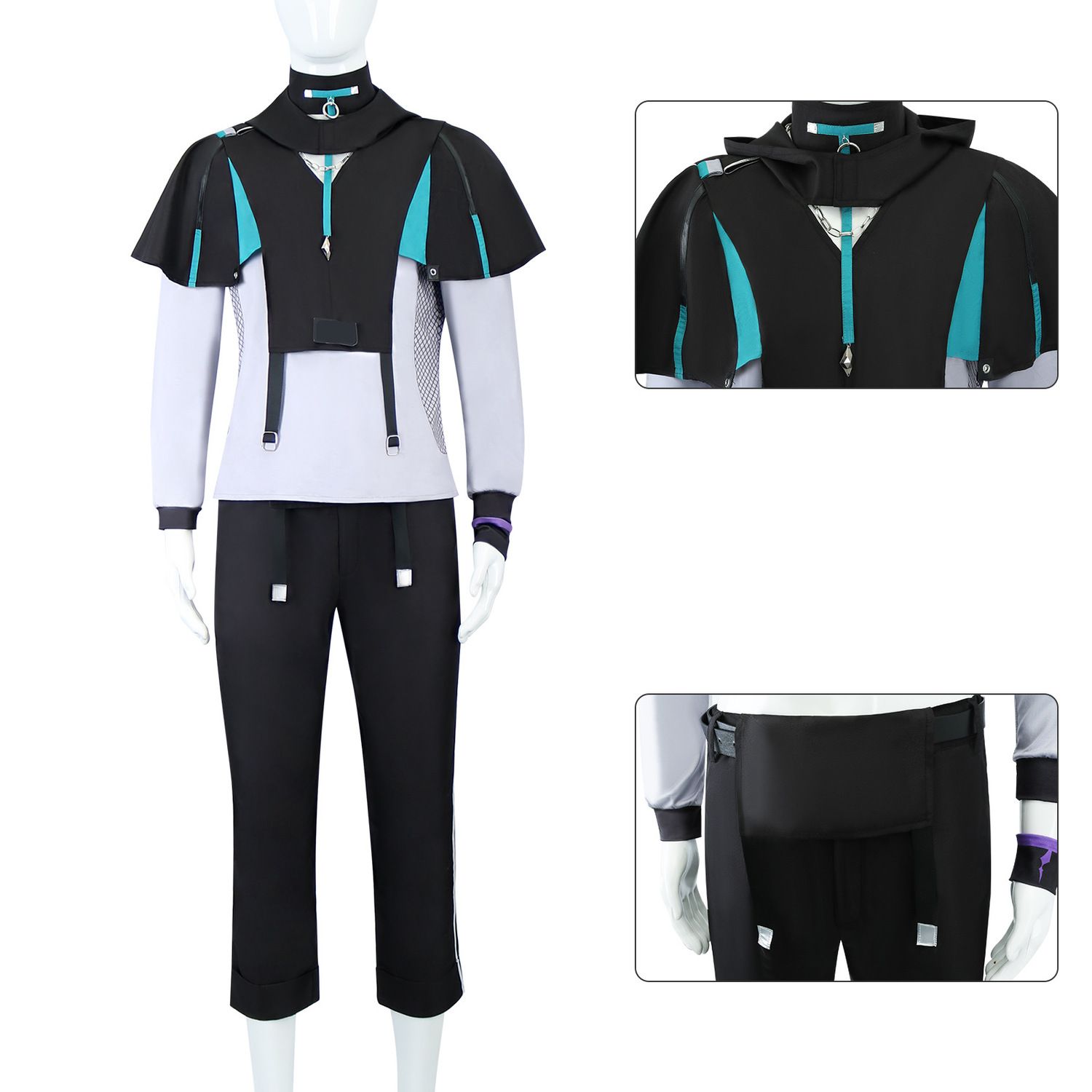 Halloween XIAO Costumes Game G - огляд і ціна Anime Cosplay Male