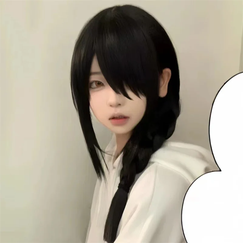 Anime Chainsaw Man Nayuta Adul - огляд і ціна Anime Cosplay Long Black Hair