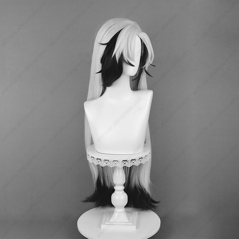 HSR Boothill Cosplay Wig 92cm  - огляд і ціна Anime Cosplay Long Black Hair
