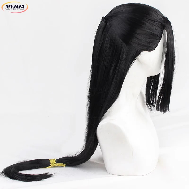 CyJin Guangyao Cosplay Wig Jin - огляд і ціна Anime Cosplay Long Black Hair
