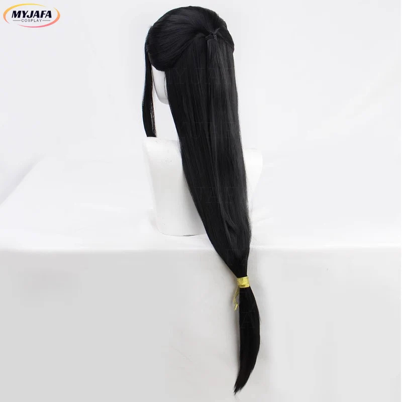 CyJin Guangyao Cosplay Wig Jin - огляд і ціна Anime Cosplay Long Black Hair