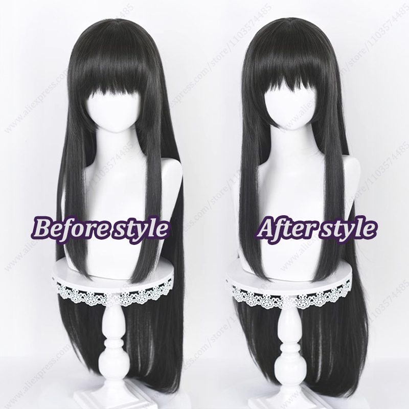 Akemi Homura 90cm Long Straigh - огляд і ціна Anime Cosplay Long Black Hair
