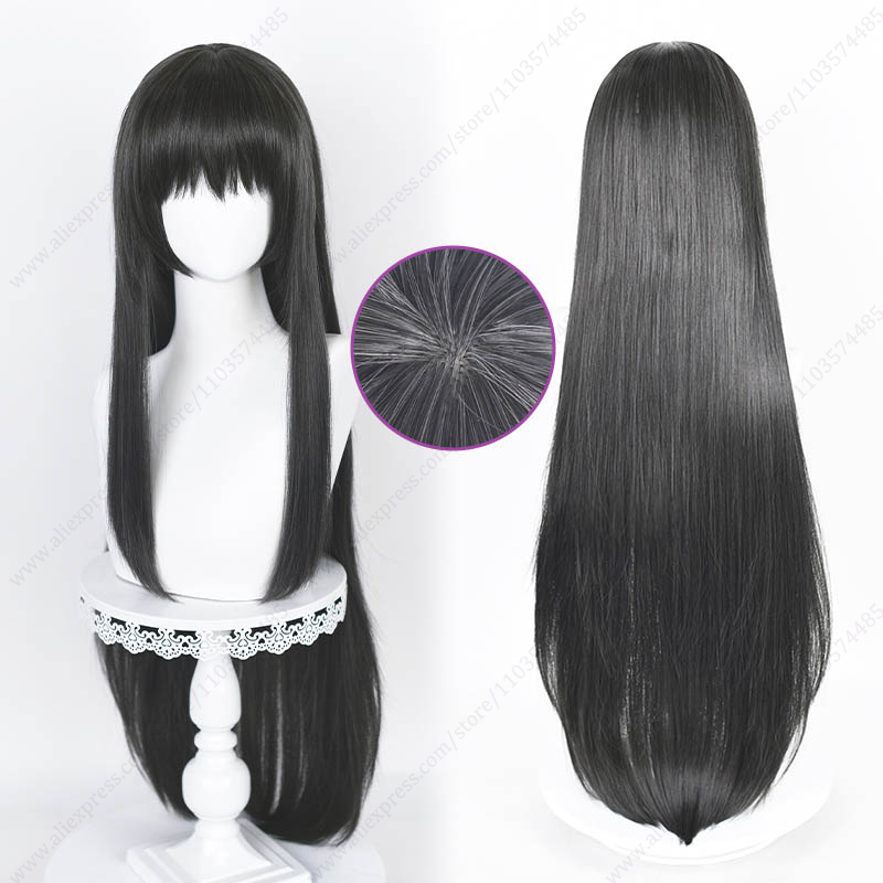 Akemi Homura 90cm Long Straigh - огляд і ціна Anime Cosplay Long Black Hair