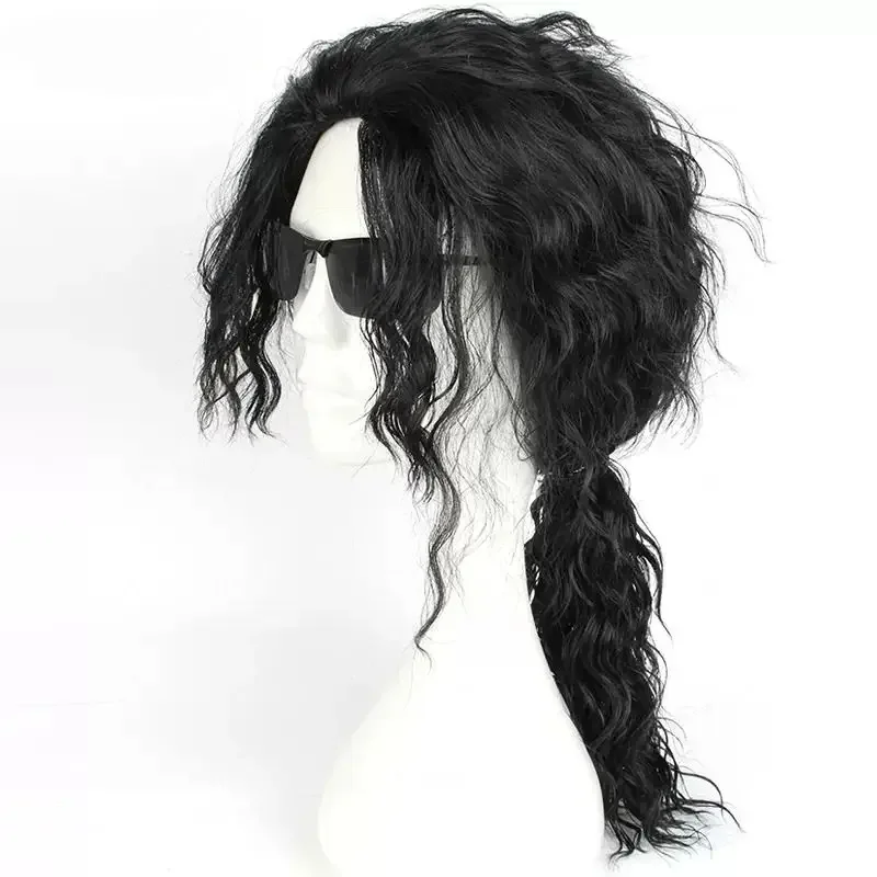 MJ Michael Cosplay Black Wig J - огляд і ціна Anime Cosplay Long Black Hair