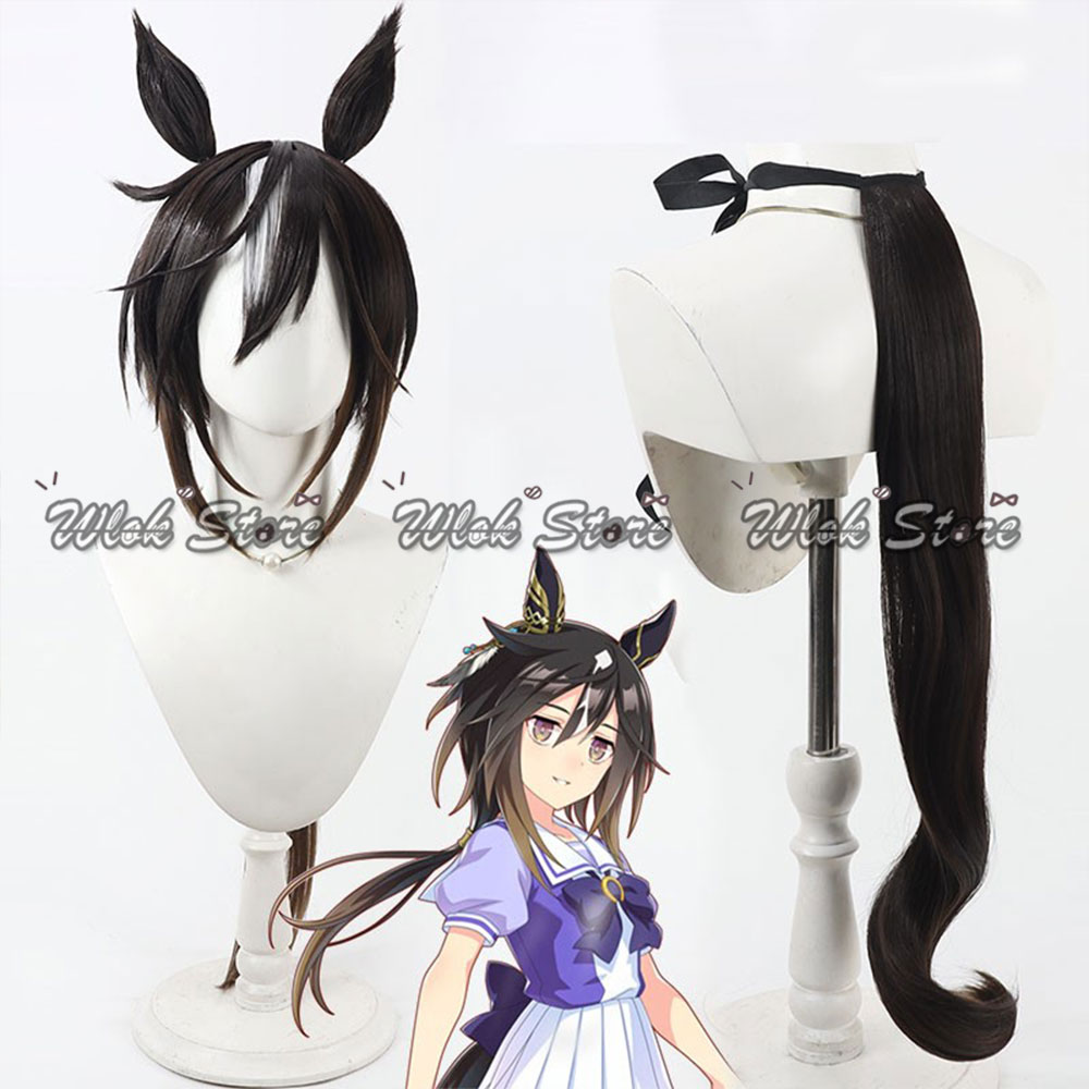 Umamusume Pretty Derby Stay Go - огляд і ціна Anime Cosplay Long Black Hair