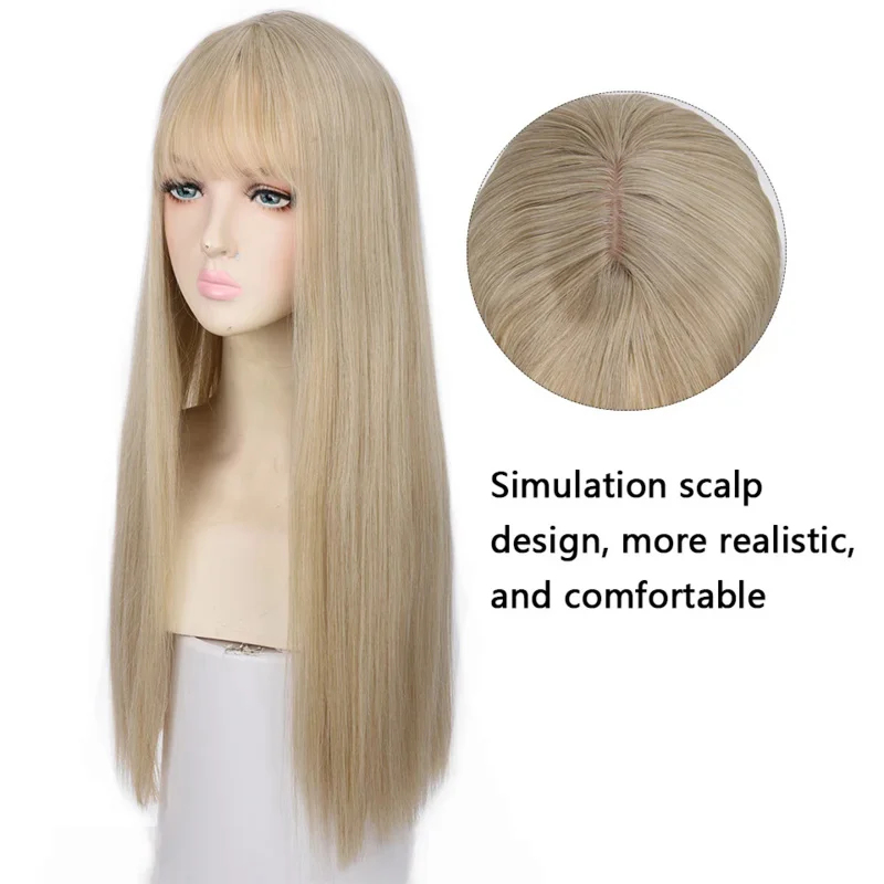 2026 Houyan synthetic long str - огляд і ціна Anime Cosplay Long Black Hair