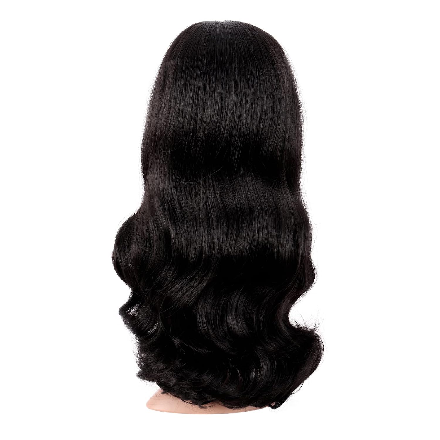 Long Curly Hair Middle Part Co - огляд і ціна Anime Cosplay Long Black Hair