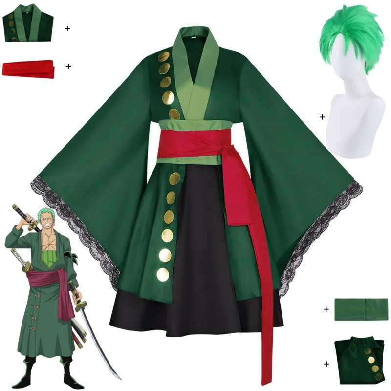 2025 aaa Anime Roronoa Zoro Co - огляд і ціна Anime Zoro Cosplay Female