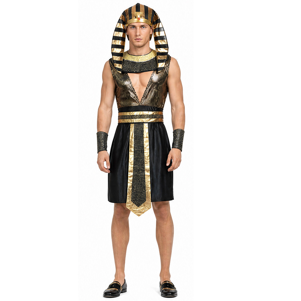 Men Egyptian Pharaoh Costume A - огляд і ціна Egypt Cosplay Anime