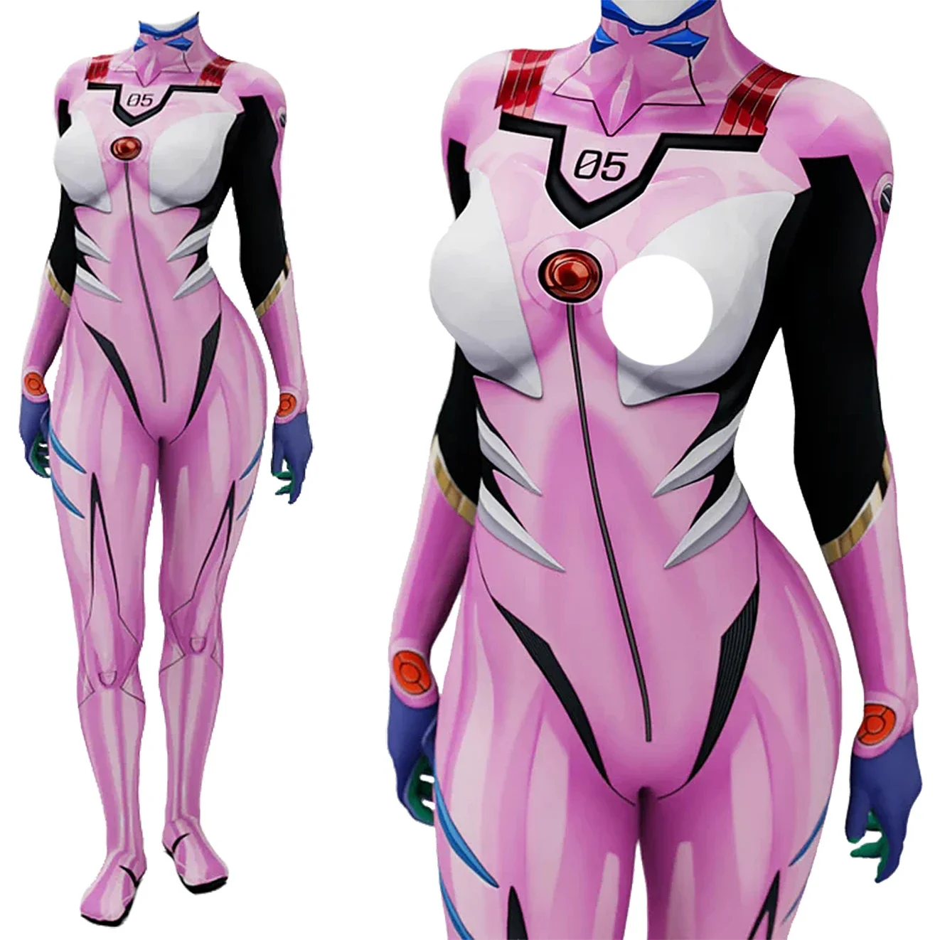 Anime EVA 05 Makinami Cosplay  - огляд і ціна Anime Cosplay For Girls
