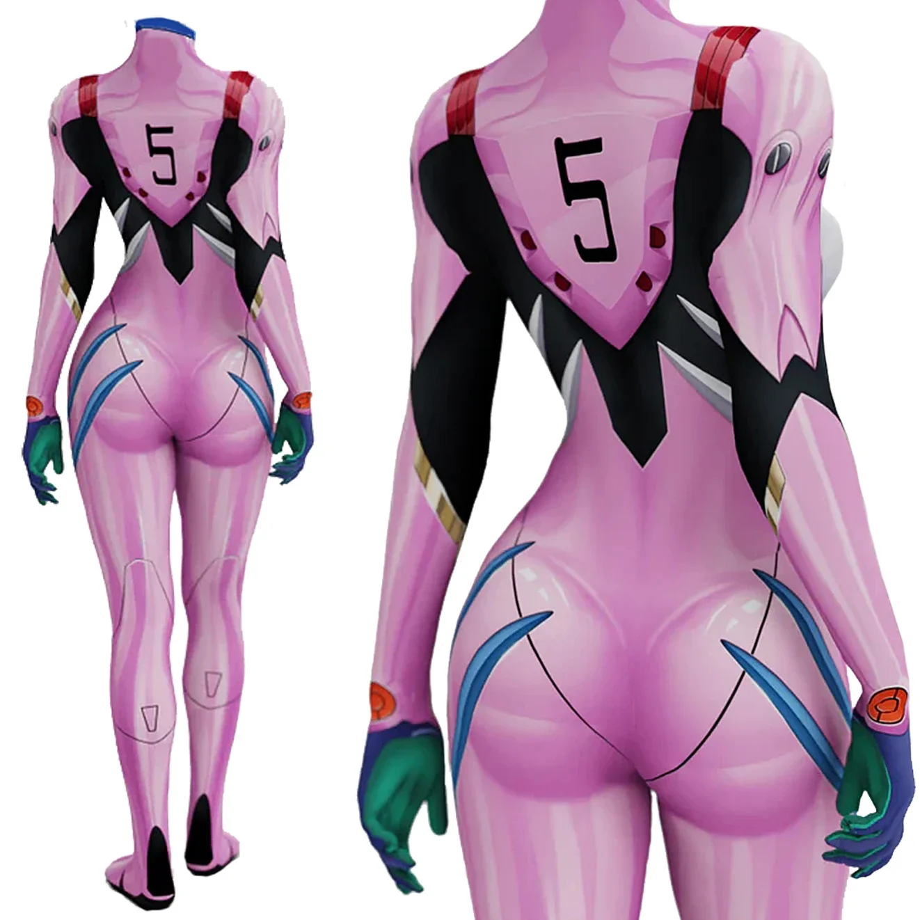 Anime EVA 05 Makinami Cosplay  - огляд і ціна Anime Cosplay For Girls