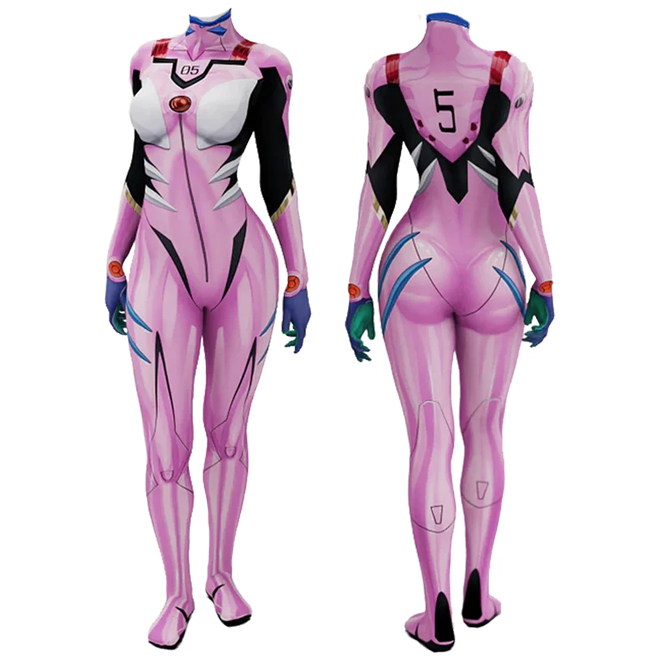 Anime EVA 05 Makinami Cosplay  - огляд і ціна Anime Cosplay For Girls