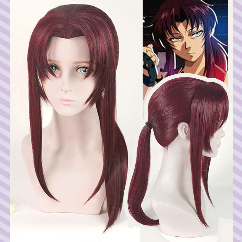 New BLACK LAGOON Rebecca Revy  - огляд і ціна Anime Cosplay Long Black Hair