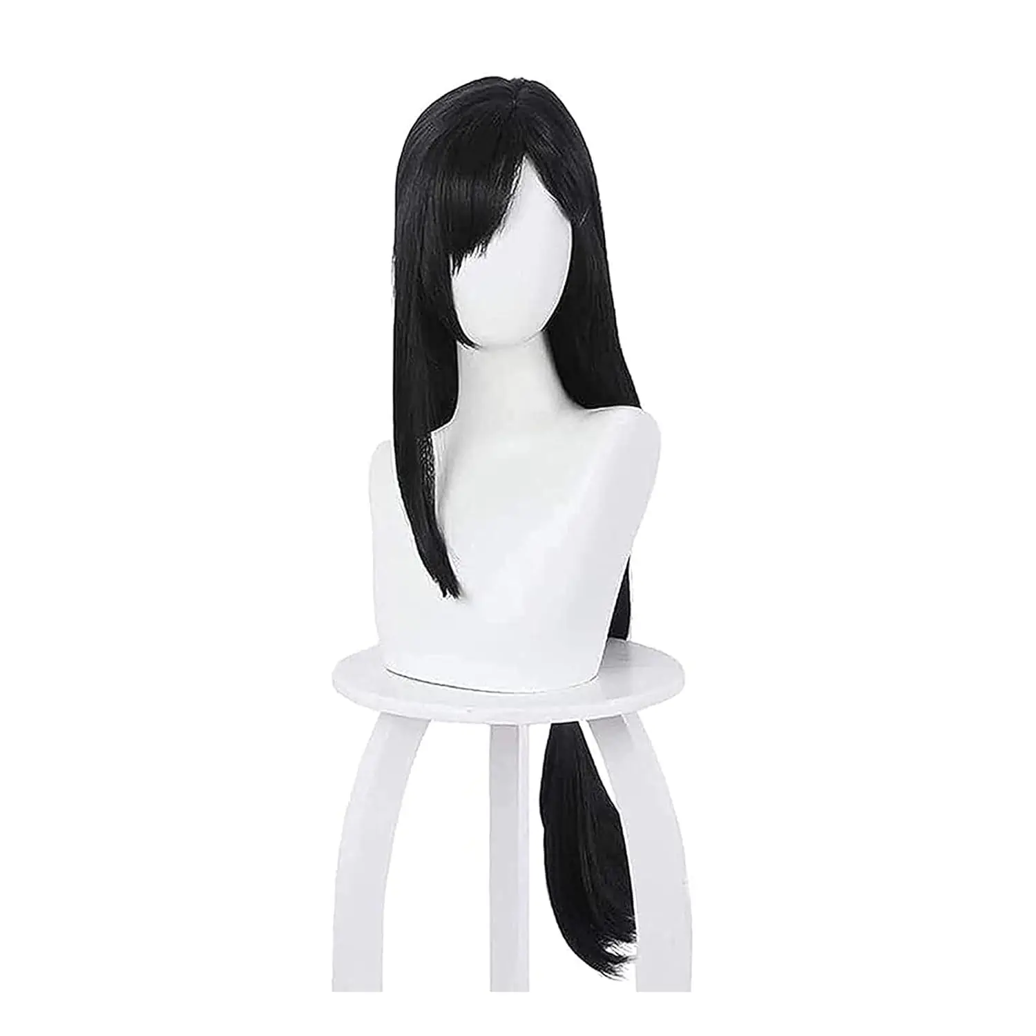 Tifa Lockhart Cosplay Wig Anim - огляд і ціна Anime Cosplay Long Black Hair