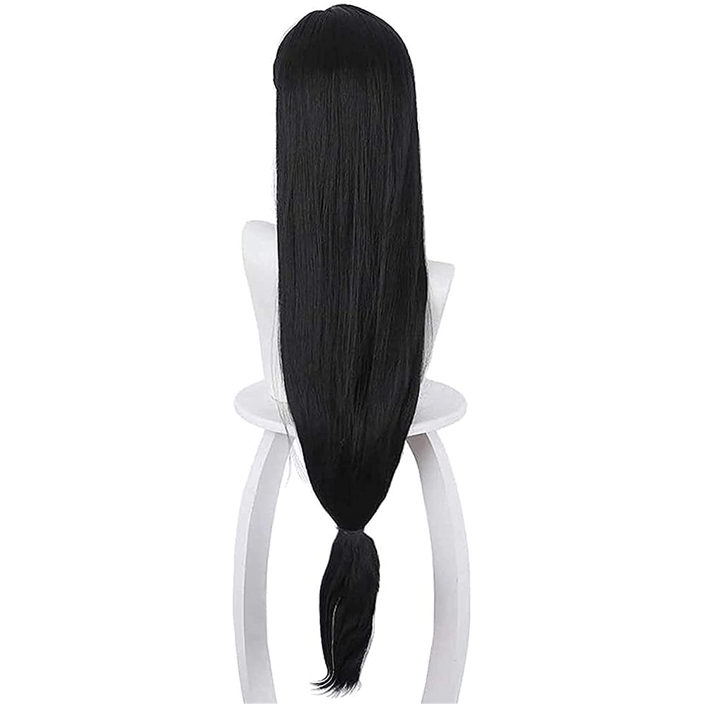 Tifa Lockhart Cosplay Wig Anim - огляд і ціна Anime Cosplay Long Black Hair