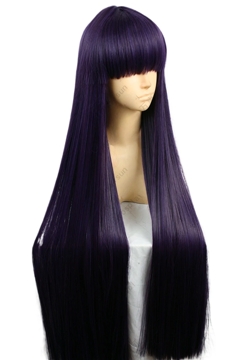 Sailor Mars Rei Hino 100CM Lon - огляд і ціна Anime Cosplay Long Black Hair
