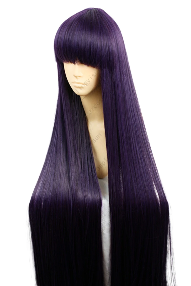 Sailor Mars Rei Hino 100CM Lon - огляд і ціна Anime Cosplay Long Black Hair