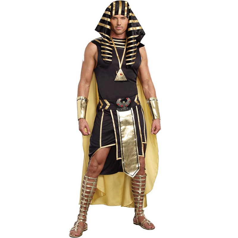Men Egyptian Costume Set 7 Pcs - огляд і ціна Egypt Cosplay Anime