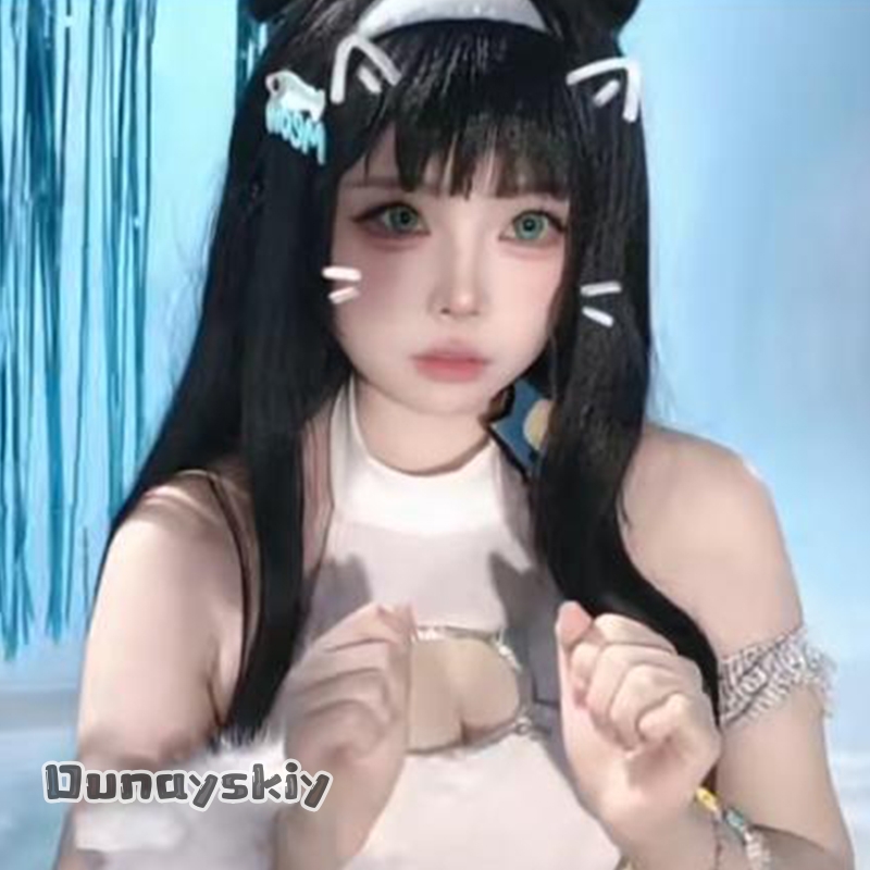 CR817GODDESSS Anime VICTORYRY  - огляд і ціна Anime Cosplay Long Black Hair
