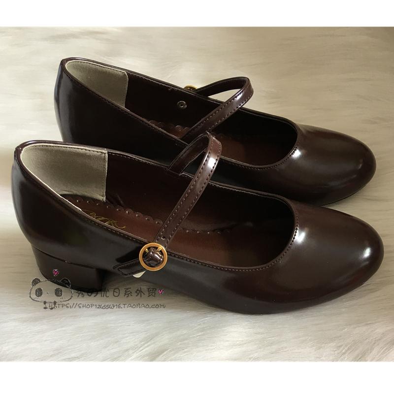 Low Heel Round Head PU Shoes G - огляд і ціна Cosplay Korean Anime