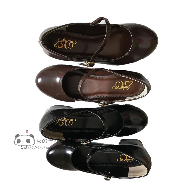 Low Heel Round Head PU Shoes G - огляд і ціна Cosplay Korean Anime