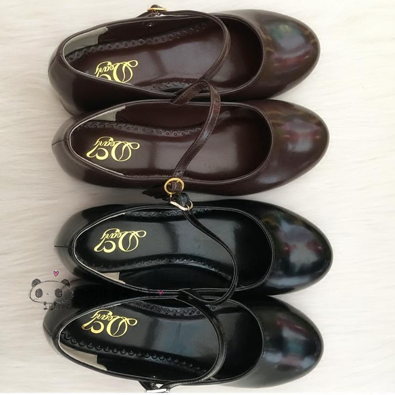 Low Heel Round Head PU Shoes G - огляд і ціна Cosplay Korean Anime
