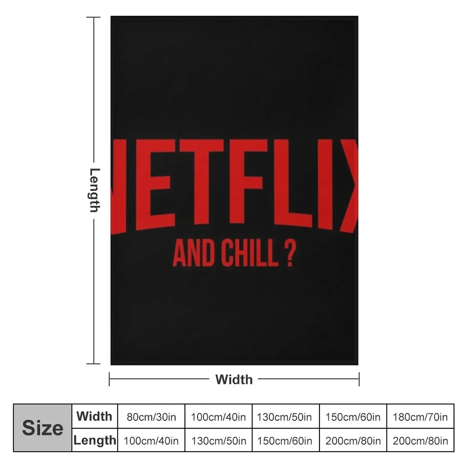 Netflix and chill Throw Blanke - огляд і ціна Anime Cosplay Netflix