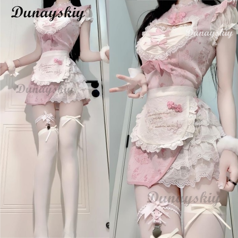2025 New Pink Modern Cheongsam - огляд і ціна Anime Cosplay Event 2025