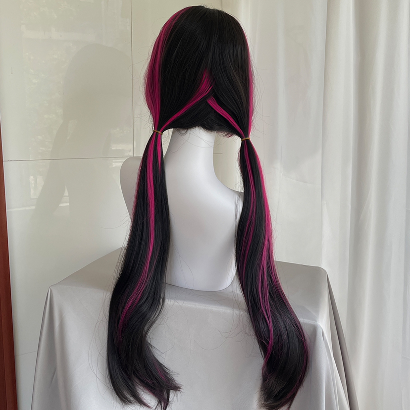High Quality Movie Draculaura  - огляд і ціна Anime Cosplay Long Black Hair